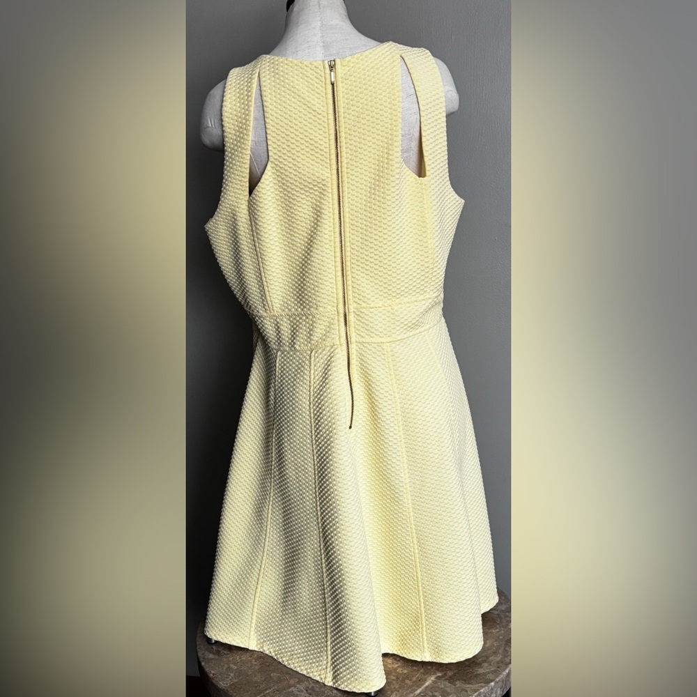 Cato Cream Textured Mini Dress - Picture 3 of 3